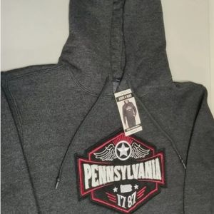 Pennsylvania State Of Mine Men's Heavyweight State Star Hoodie New With Tags (S)